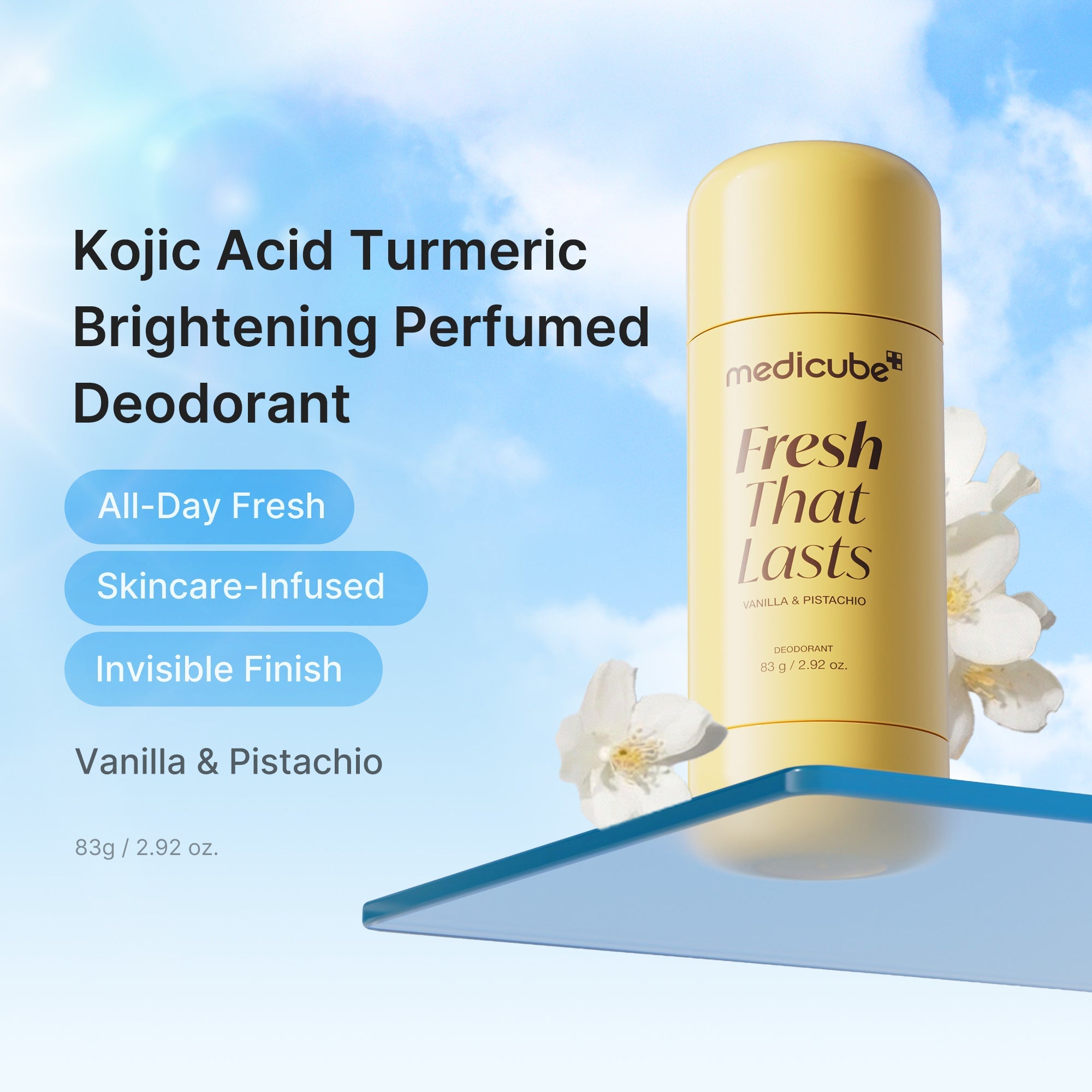 Kojic Acid Brightening Deodorant (Vanilla & Pistachio) V7
