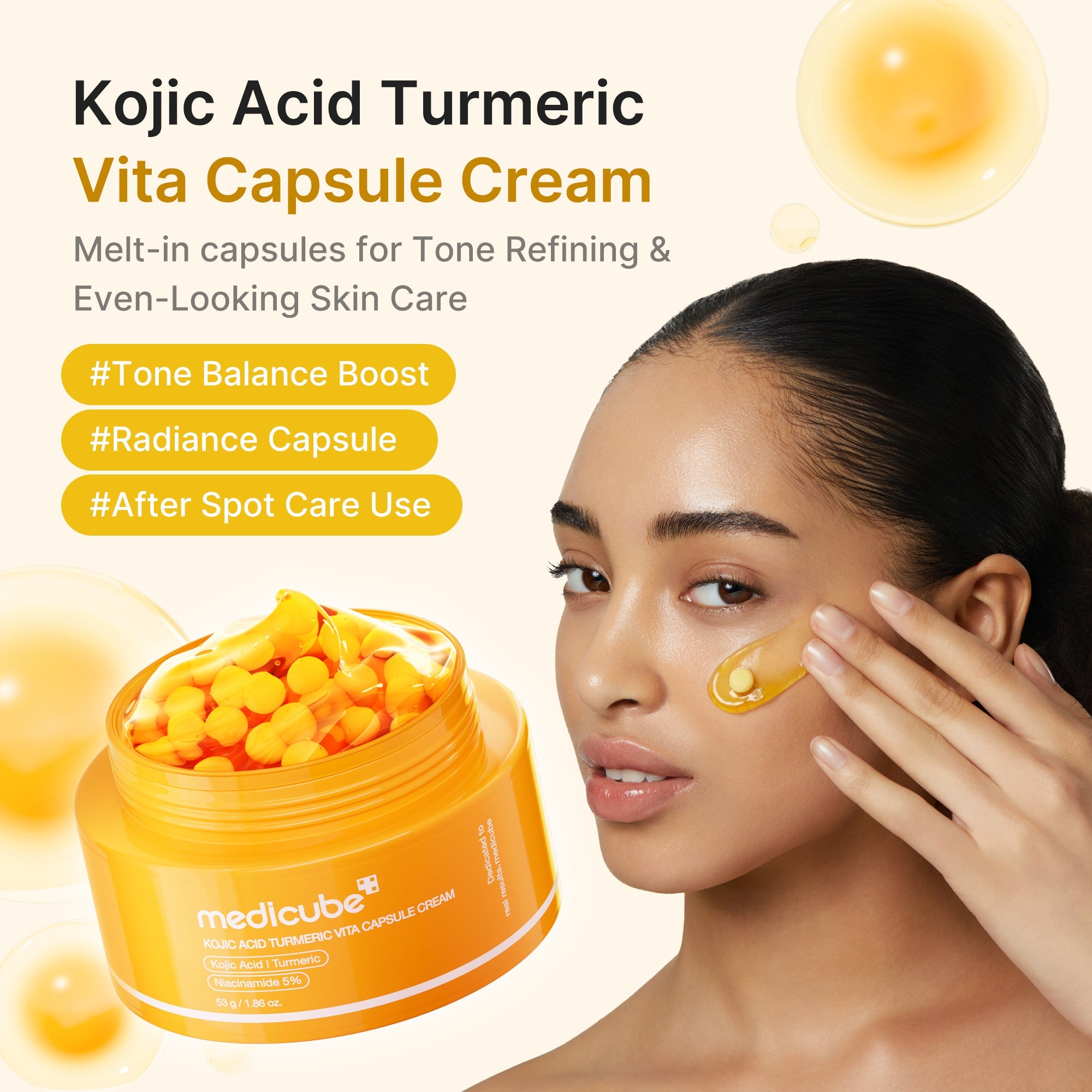 Kojic Acid Turmeric Vita Capsule Cream R9