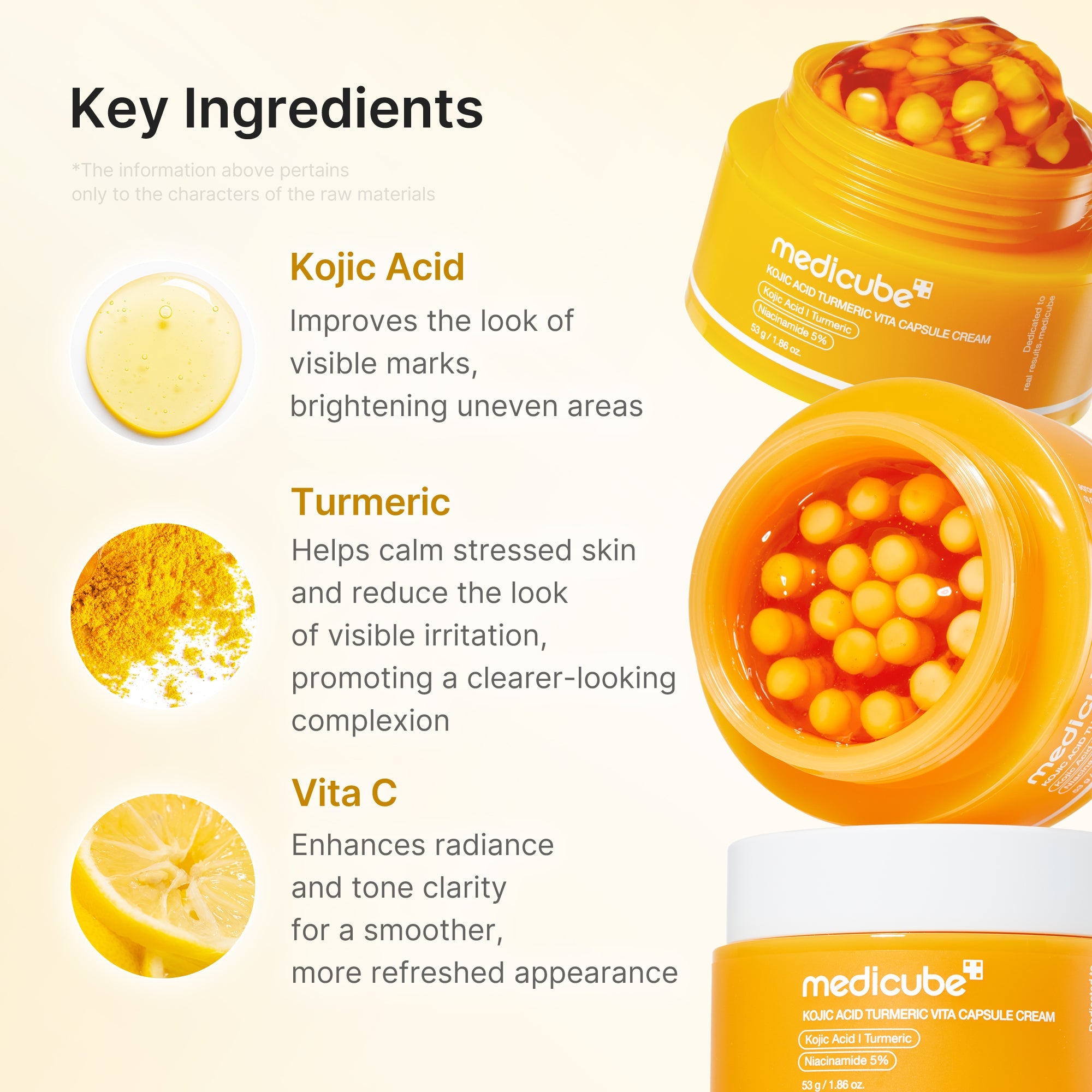 Kojic Acid Turmeric Vita Capsule Cream R9