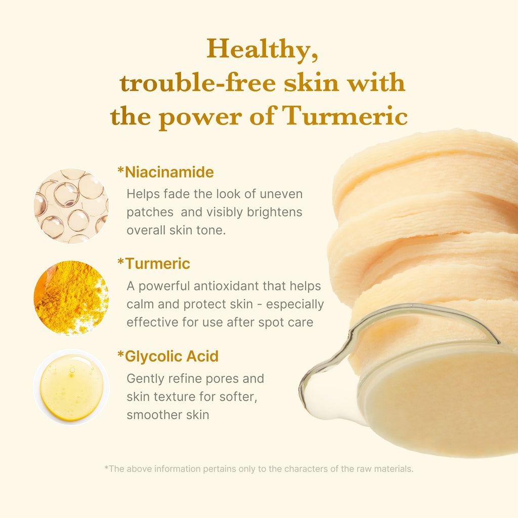 Kojic Acid Tumeric Toner Pad J8