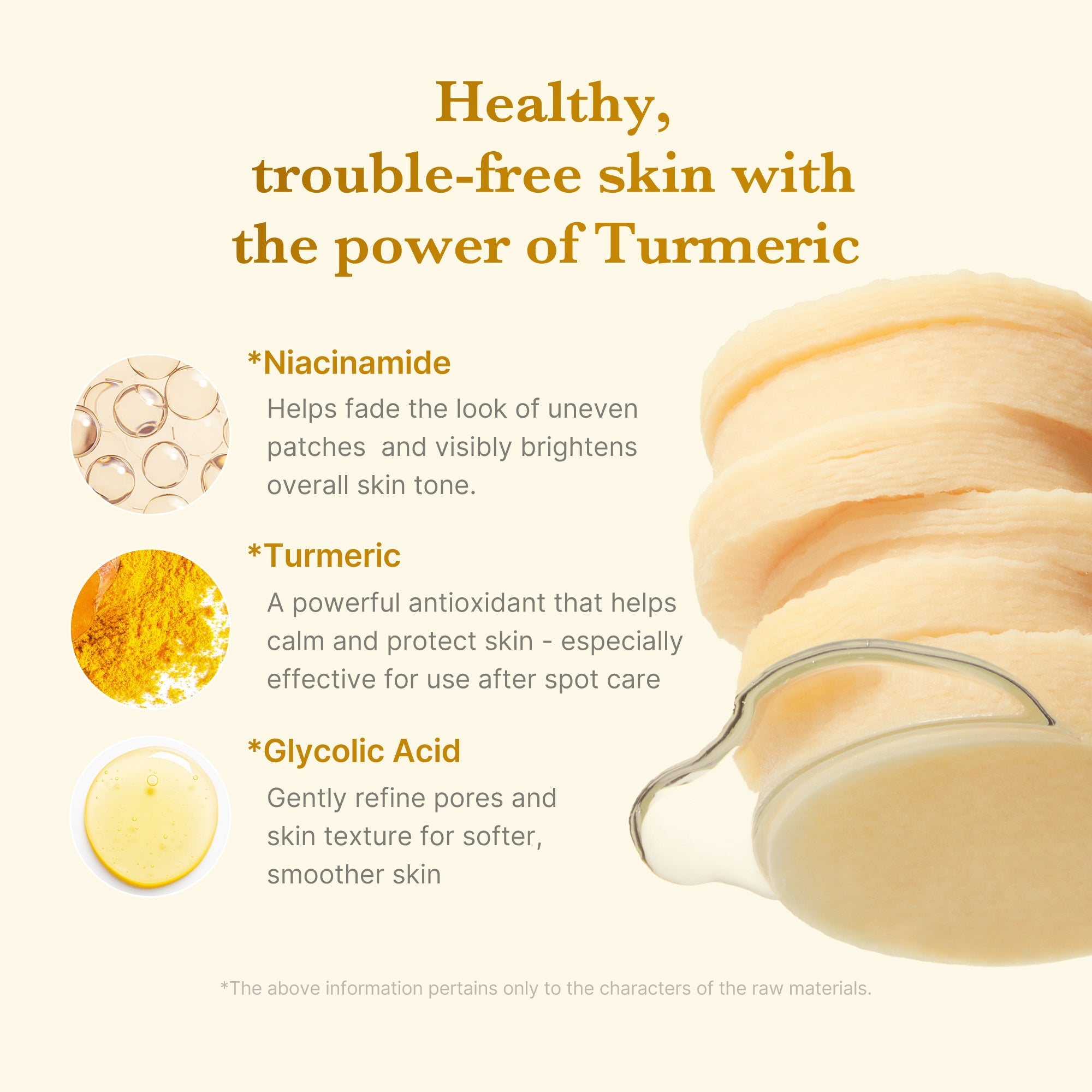Kojic Acid Tumeric Toner Pad J8