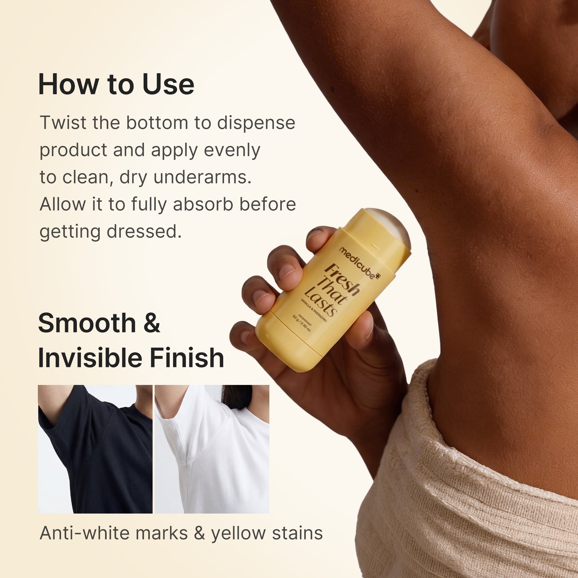 Kojic Acid Brightening Deodorant (Vanilla & Pistachio) V7