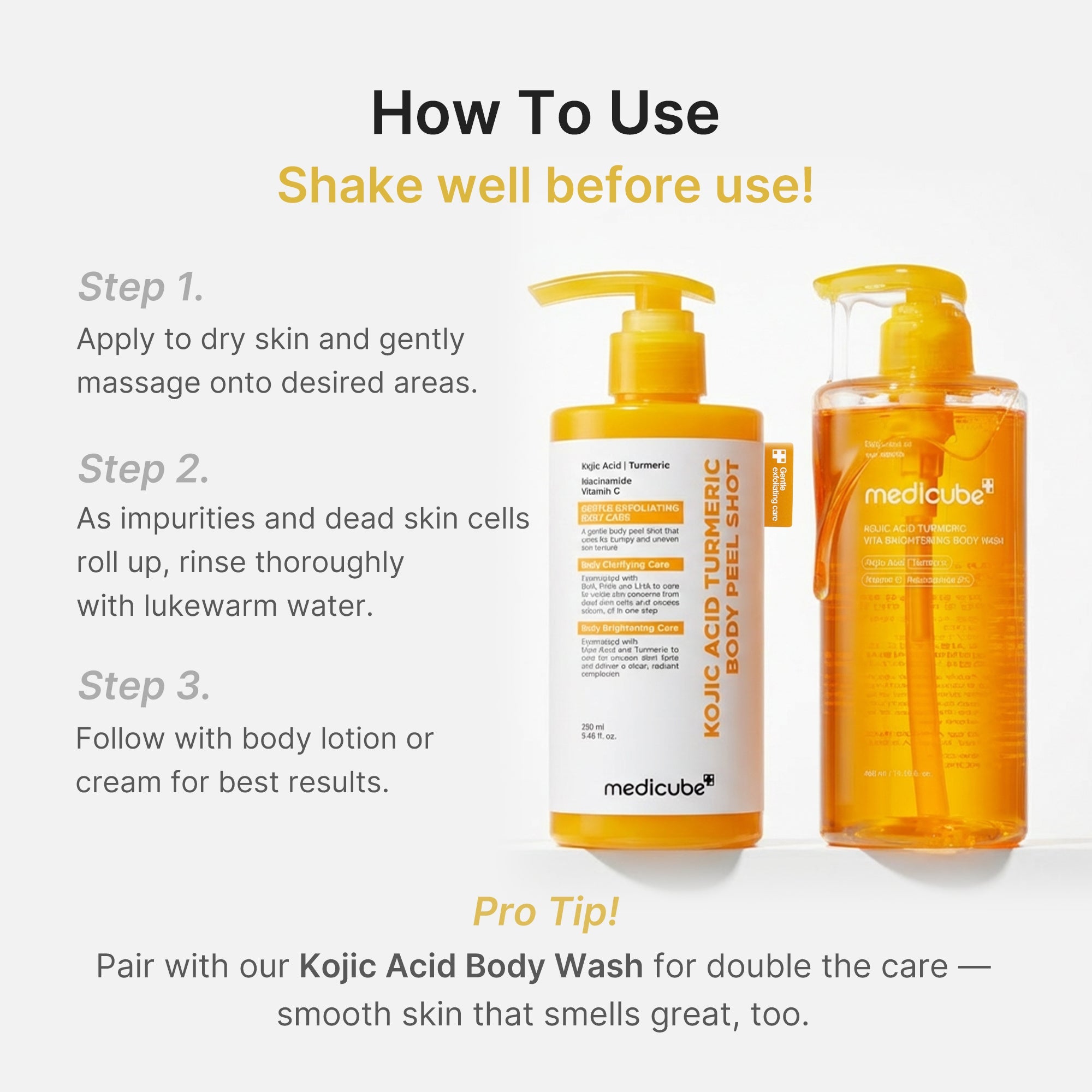 Kojic Acid Turmeric Body Peel Shot N9