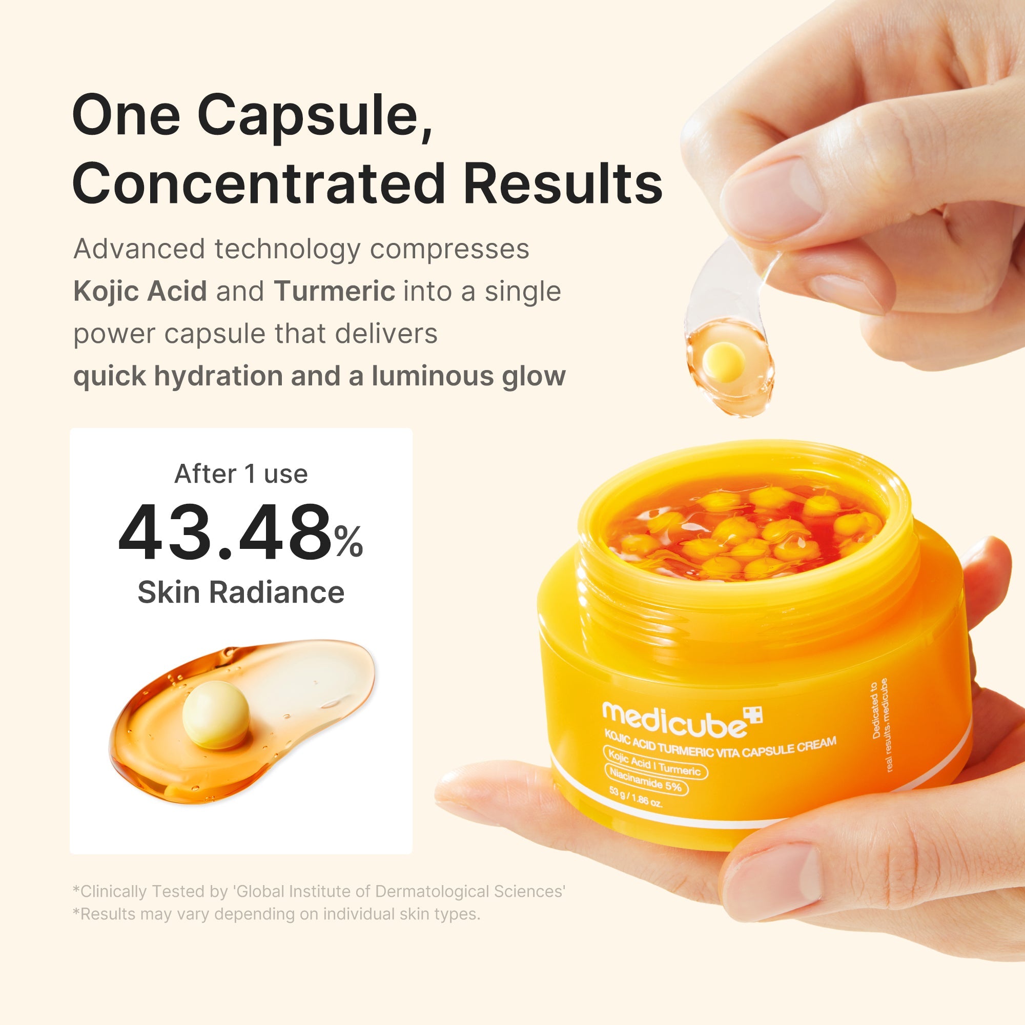 Kojic Acid Turmeric Vita Capsule Cream R9