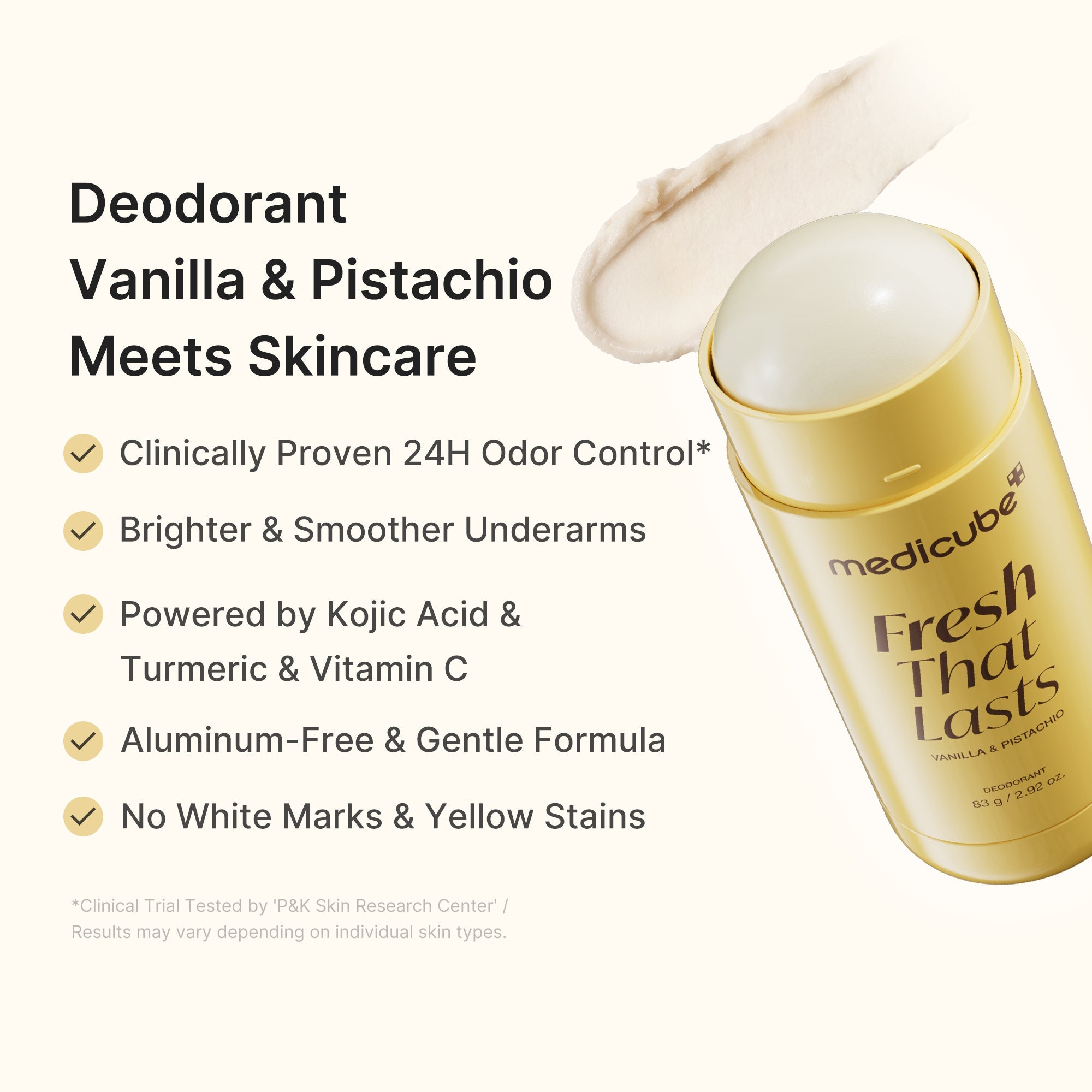 Kojic Acid Brightening Deodorant (Vanilla & Pistachio) V7