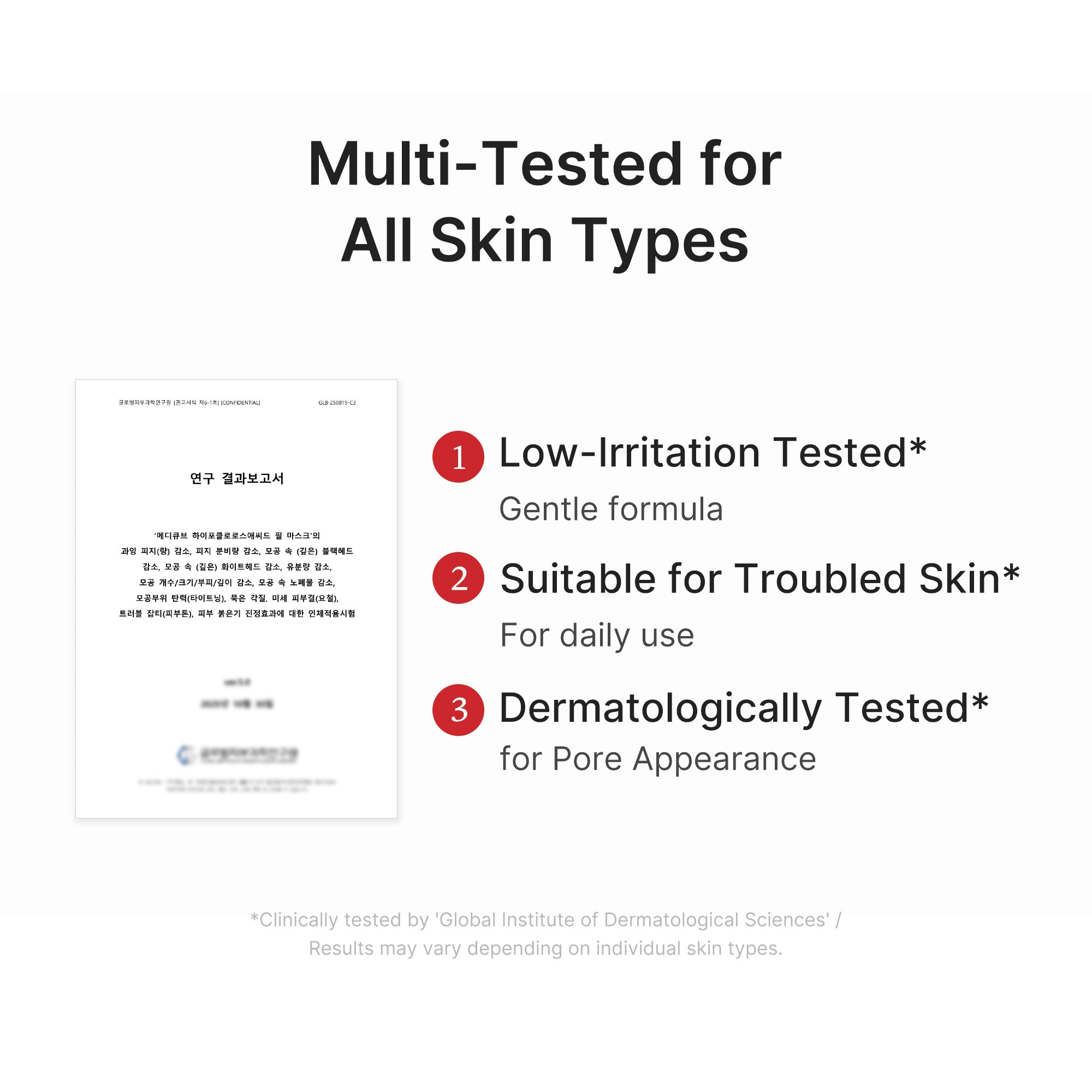 Hypochlorous Acid Peel Mask B5