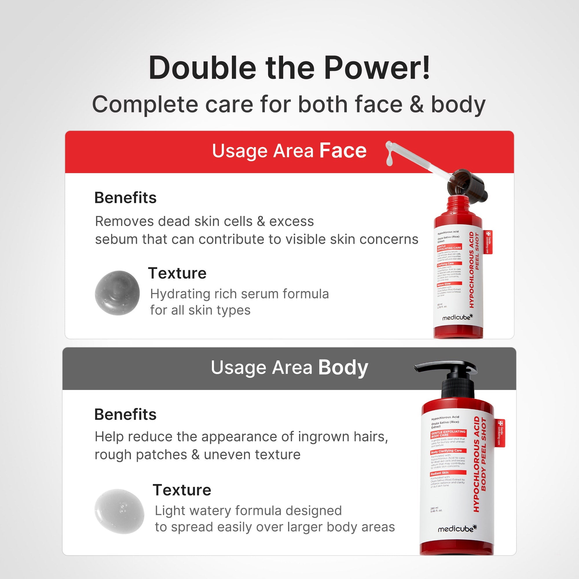 Hypochlorous Acid Rice Body Peel Shot Z8