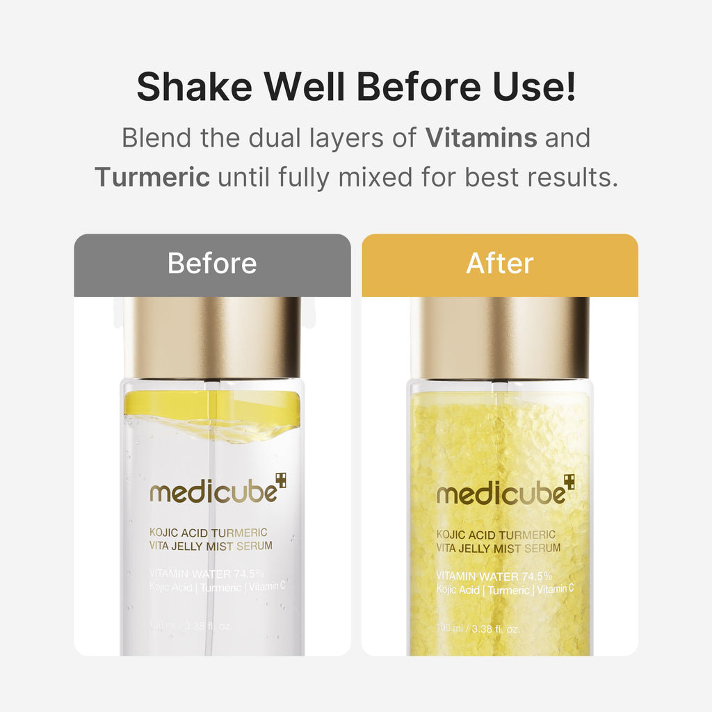 Kojic Acid Turmeric Vitamin Gold Jelly Mist Serum E5