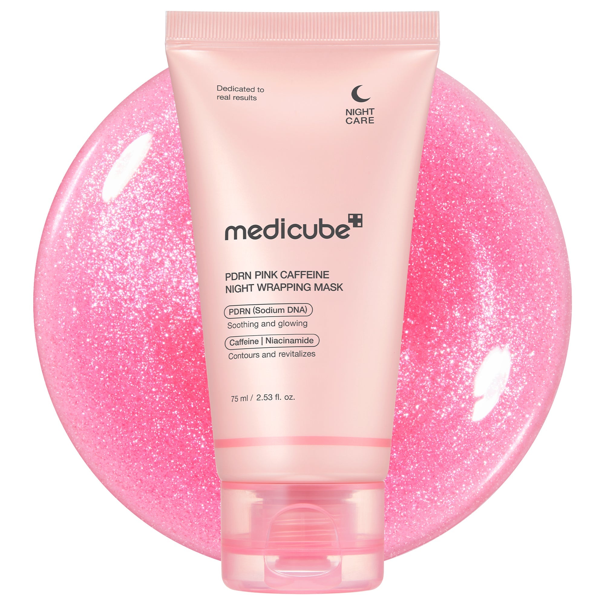 PDRN Pink Caffeine Overnight Wrapping Mask - Single