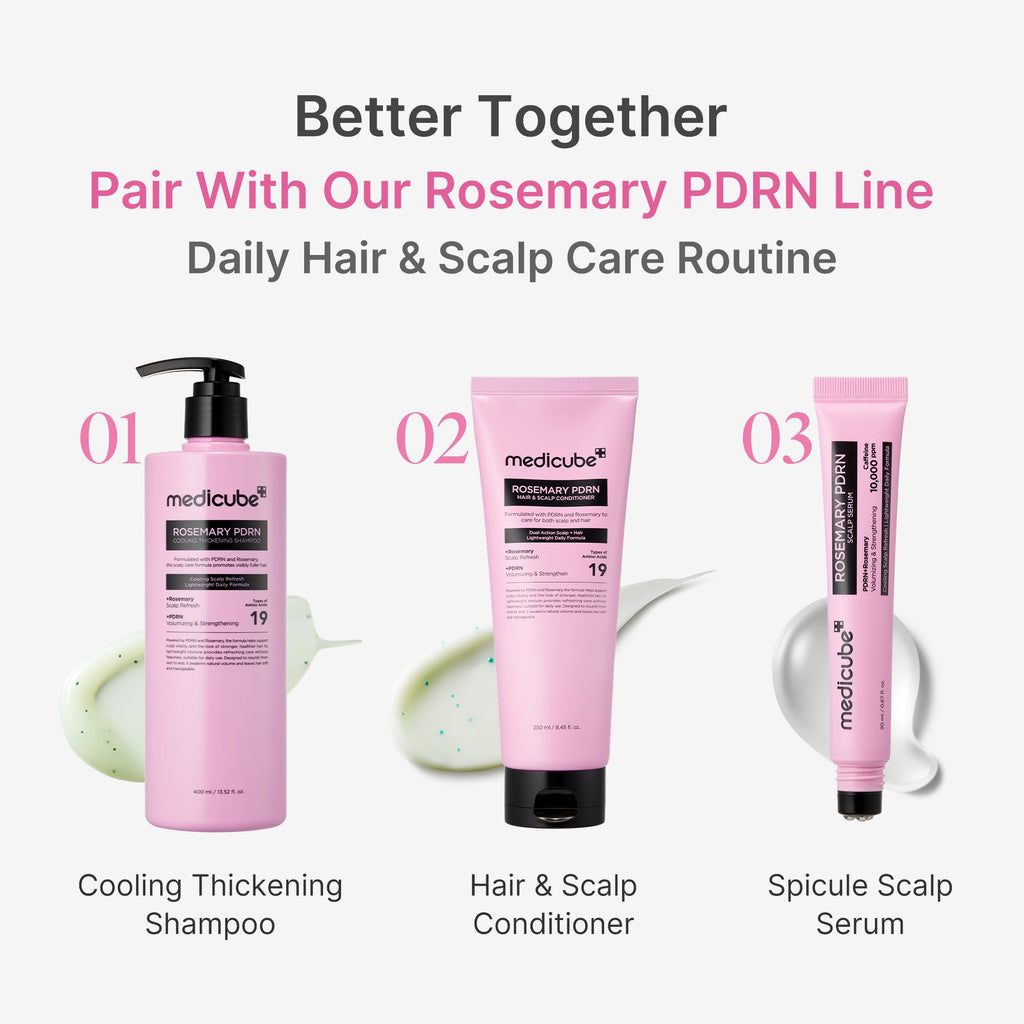 Rosemary PDRN Cooling Thickening Shampoo K7